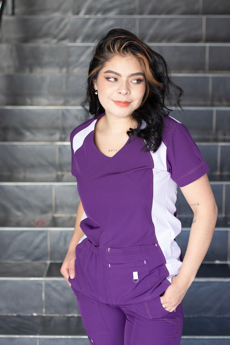 Scrub - Uniforme antifluido - Modelo Celeste