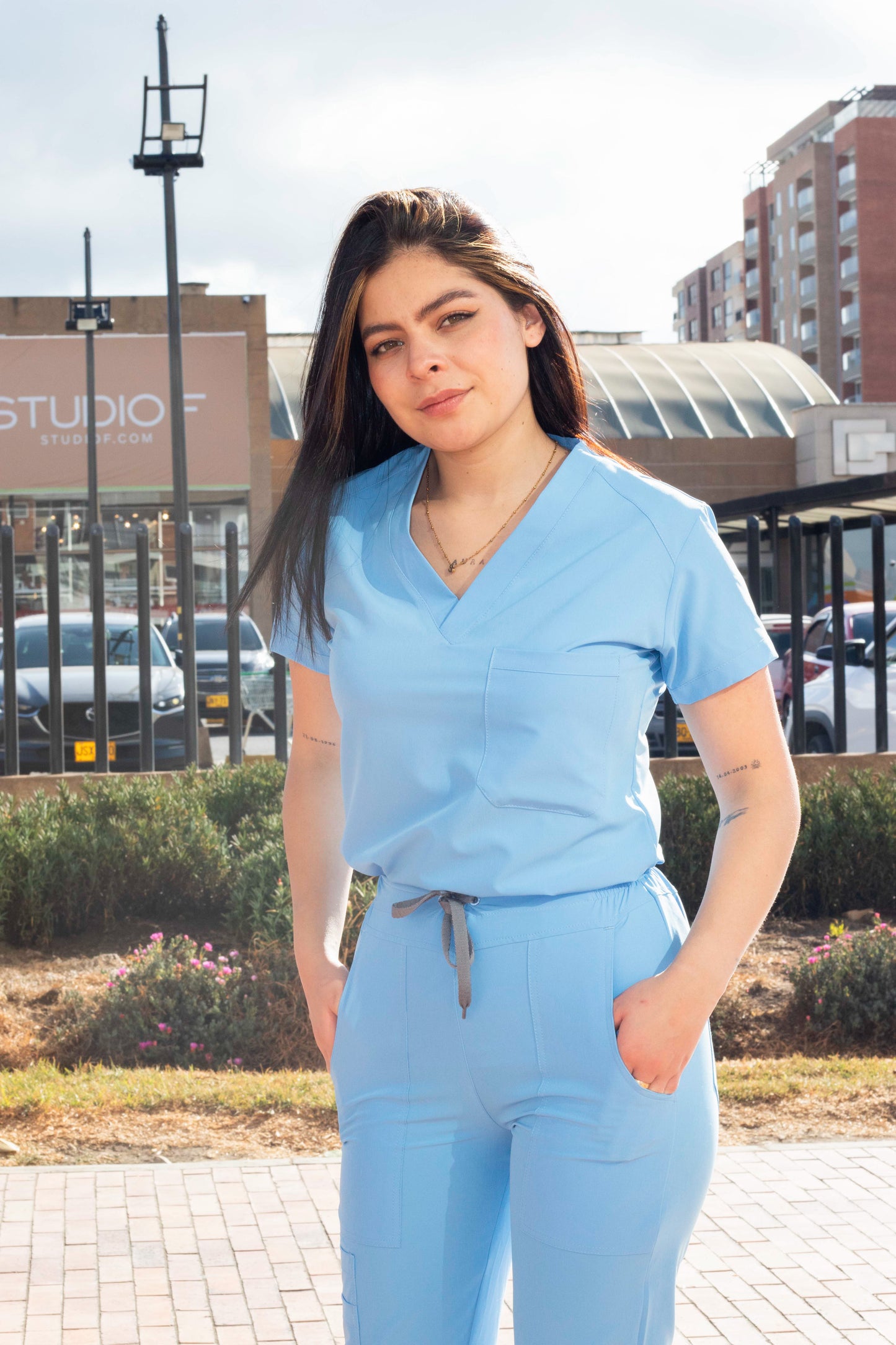 Scrub - Uniforme antifluido - Modelo Natalia